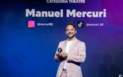 Manuel Mercuri has been awarded in the Theatre Category at the Top Creator Awards 2024 by Forbes